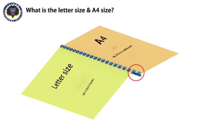 Rayson CR-8-100-M Plastic Binding Combs 5/16in. 21-Ring, 40-Sheet Capacity, Colorful Comb Binding Spines, Max. Binding A4 Size Paper (8.3"Ã—11.7"), Box of 100 - Image 2